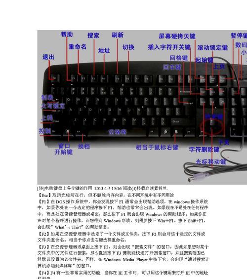 电脑键盘中的删除键（探索电脑键盘上的删除键功能及使用技巧）